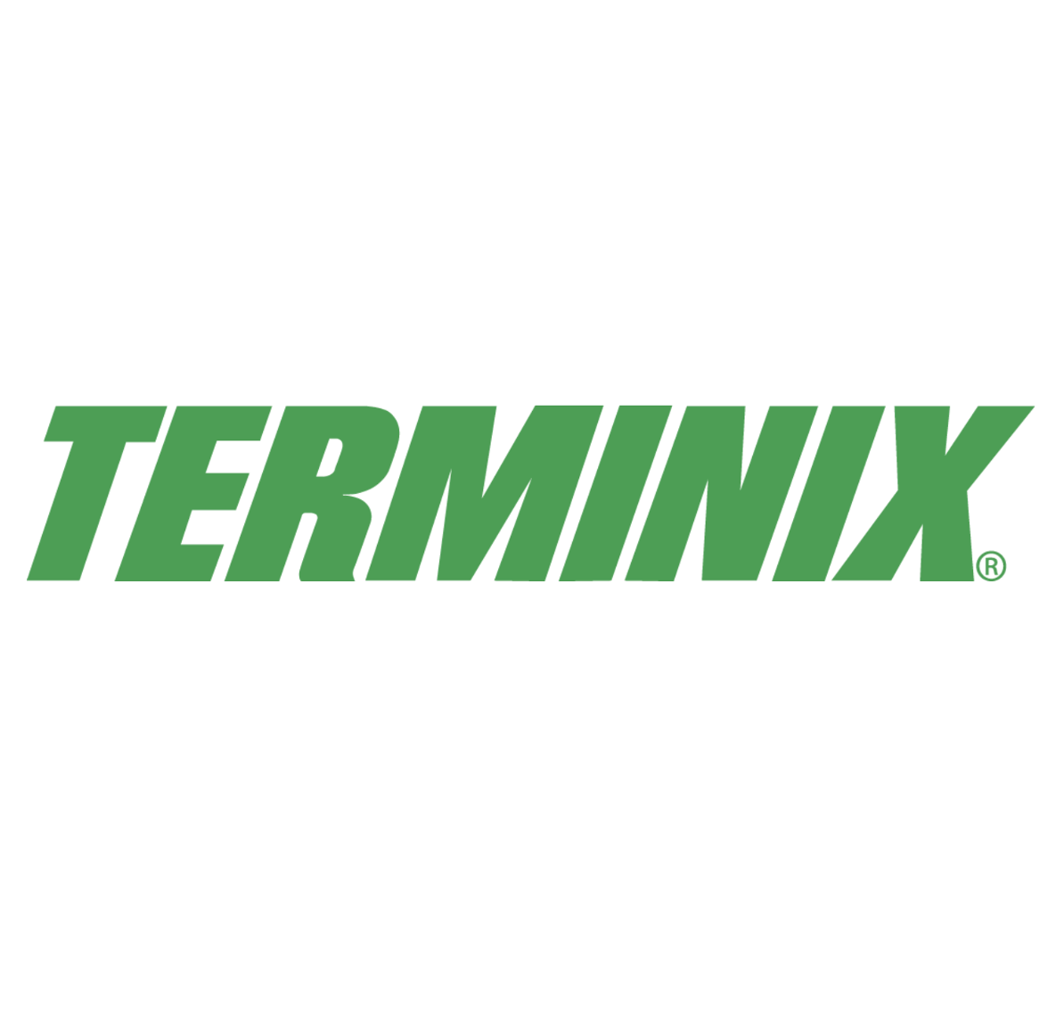 Green text logo displaying the word "TERMINIX" on a white background.